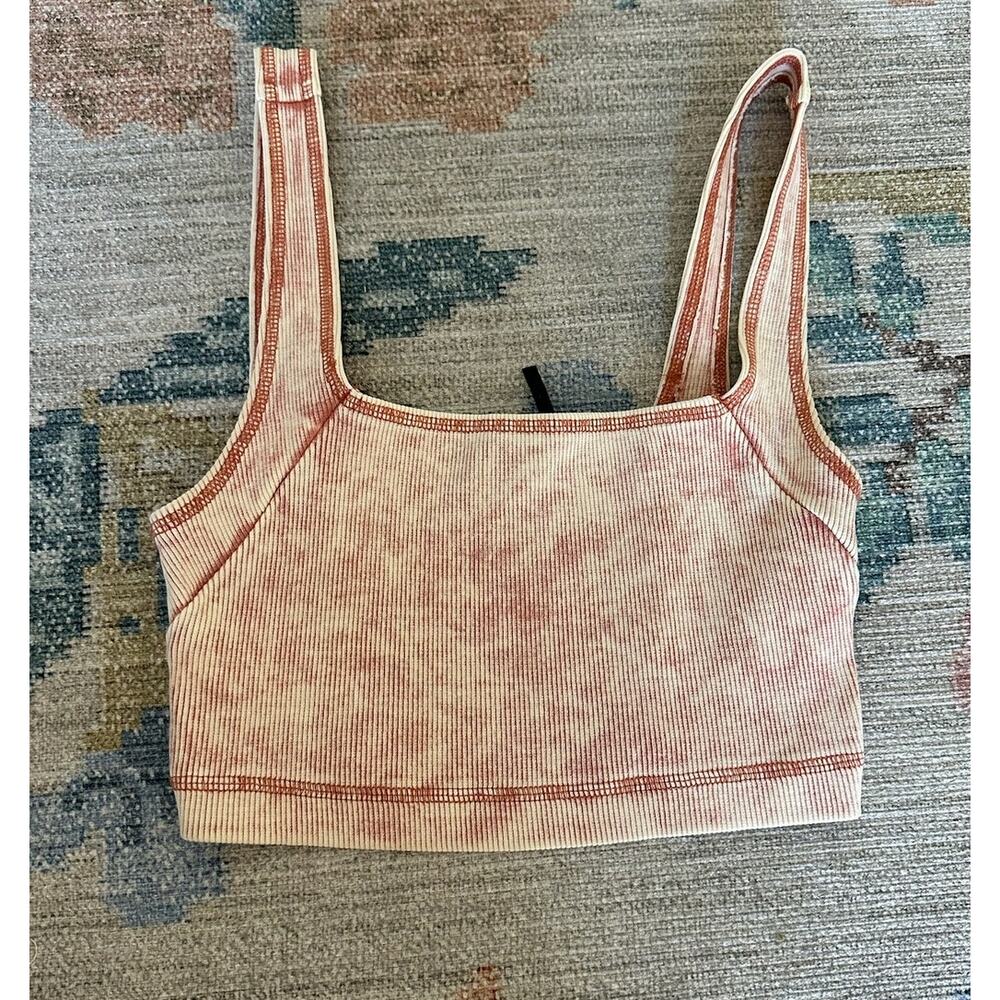 Urban Outfitters Rust Ribbed Crop Tank Size XS Out From Under